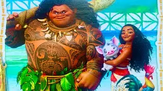 Moana and Māui Puzzle including Hei Hei and Pua