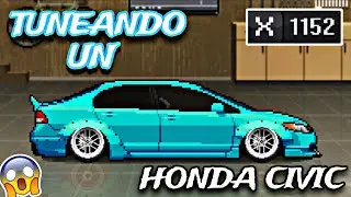 УСТАНОВКА ДВИГАТЕЛЯ LT5 В HONDA CIVIC И НАСТРОЙКА ЕГО ПО МАКСИМУМ 🔥 Pixel car racer
