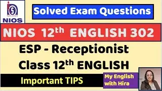 NIOS 302 Exam questions on ESP Receptionist