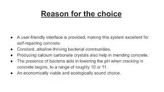 Bacterial  or Microbial Self healing Concrete