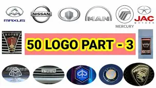TOP 50 LOGO CARS | 50 BEST CAR BRANDS | Learn Car Brands with Automobile World In Tamil PART - 3