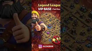 Legend League VIP Base 😎 | TH18 Paid Base Design @daddyjicoc #clashofclans #coc #legendleague