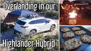 Toyota Highlander Hybrid AWD Camping & Off-road | REVIEW of our Coleman Oven 🍪
