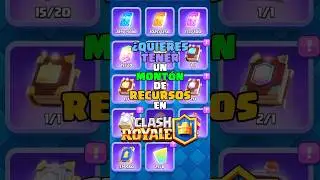 HAZ &Eacute;STO para MAXEAR T&Uacute; CUENTA en #clashroyale