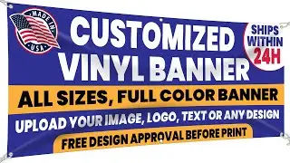 Custom Banner & Signs &ndash; Personalized Vinyl Banner for Outdoor Events, Banners for All Occasions