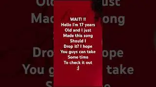 Hello please rate! #trending #tiktok #shorts #viral #music #indie #tiktoksong #blowup #chill #lofi