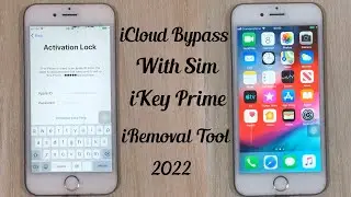 Remove 6s icloud Activation Lock With Sim !! Only 1 click !! iKey Prime Unlocking Tool !! 2022