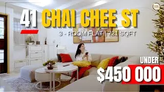 Singapore HDB Property Home Tour | 41 Chai Chee St | 3-Room | 721 Sqft by Dione C 陈星言
