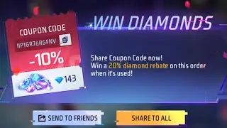 Free diamonds event Relay Mart in Freefire max 