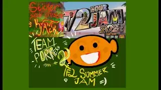 The 2022 72 Hour Jam TF2 and my KvantJackArt TG stickerpack