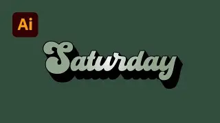 How To Create Editable Text Hard Long Shadow In Adobe Illustrator | Free Downloadable File Available