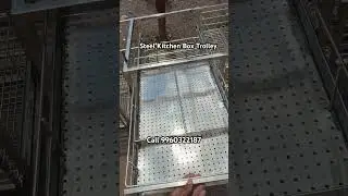 Steel Kitchen Trolley | Stainless Steel Box Kitchen Trolley #shorts