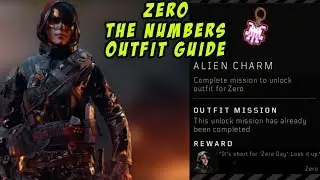Blackout How To UNLOCK Zero The Numbers Outfit(Alien Charm Location Guide)