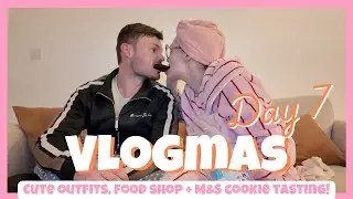 Vlogmas, день 7 &mdash; милые наряды, еженедельный продуктовый магазин и дегустация печенья M&S!