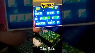 Rpi ZERO Retro GAME : ST7789+Circuitpython GAME #trending #RPI