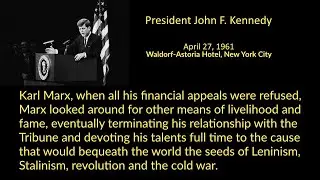 President John F. Kennedy Speech to the National Press Association.