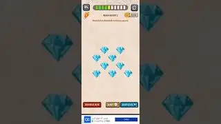 Brain quest 2 (How to Loot) Level  move only 2 diamonds to form a square Walkthrough Solution