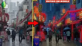 Create NIGHT LIGHTS on Mobile in Snapseed App | SNAPSEED TUTORIAL | NavEdits | Android | iPhone