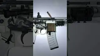 SIG 516 X-RAY SLOW MOTION: Inside the PISTON System Firing! #shorts #guns #firearms