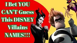 Guess the Disney Villain Names | Emoji Quiz | The Mystery Mansion #8