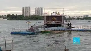 Wow.. Floating Restaurant.. at Muttukadu Boat House 🚢| Samuthra Talkies 