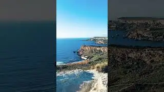 Għajn Tuffieħa is one of the most beautiful natural beaches in Malta 🇲🇹viralvideos 🇲🇹