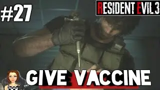 GIVE THE VACCINE TO JILL | RESIDENT EVIL 3 REMAKE | PART 27