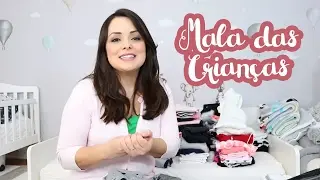 O QUE LEVO NA MALA DE VIAGEM PARA 2 CRIANÇAS - FLAVIA CALINA