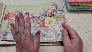 Sharing junk journal haul from @AmourFabriQues and a boho digital kit from Jo Ann Hohl