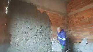 como chapar massa na parede