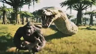 Prehistoric Humans vs Titanoboa &ndash; The Deadliest Battle in Ancient History (Episode 2) #ancientbattle