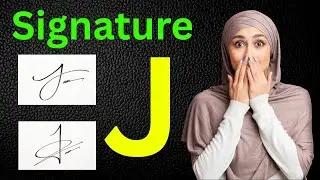 Signature style of my name | How to write J signature | J signature style