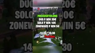 70&euro; FORTNITE CUP! 🏆🥇