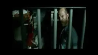 Jason Statham prison scene in Death Race: 