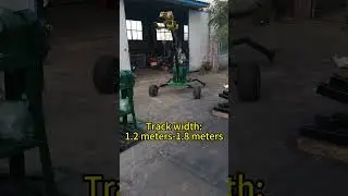 Towable backhoe  with gripper for excavator 360 rotation Orbit 1000#towablebackhoe