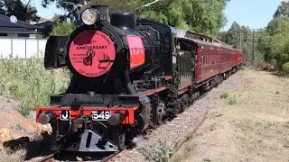 Victorian Goldfields Railway 20th anniversary from Castlemaine to Maldon