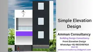 Simple Elevation Design| Amman Consultancy #buildingdesign #housedesign #frontelevation #homedesign