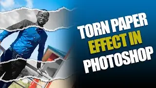 Torn paper effect photoshop tutorial