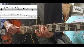 G Major Bebop Scale Descending 2 Lick (with tabs) - DP's Guitar Encyclopedia