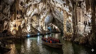 Visita alle Grotte di Pertosa: la magia delle grotte navigabili in barca 4K