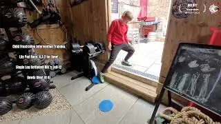 Child Frustration Intervention Training: Lily Pad Race, Single Leg Kettlebell RDL's & Bowls