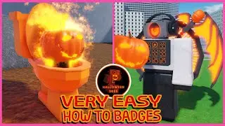 Roblox - Update - How to get  Happy Halloween (2025) Badges in  Toilet Universe Roleplay