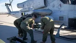 US Marines Load Thousands of AGM-114 Missiles onto AH-1Z Viper Helicopters