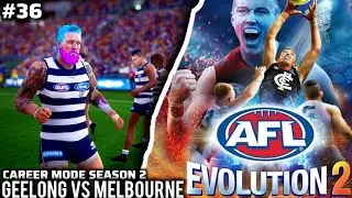 AFL EVOLUTION 2 CAREER MODE! SEASON 2 - GEELONG VS MELBOURNE #AFLEVO2 #AFL #AFLGAME
