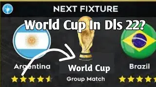 World Cup In Dls 2022!Dls 22 How to play international cup? #dls22