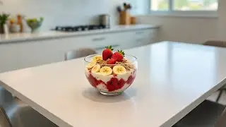 Protein Strawberry Banana Pudding