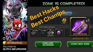 Glitch Incursion Best Hacks and Champion - Stellar Forged Objective - Marvel Contest of Champions 