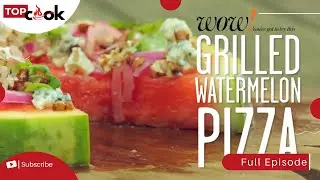 Grilled Watermelon Pizza | Refreshing Summer Twist 🍉🔥🍕 #WatermelonPizza #SummerRecipes #Foodie