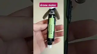 mini dc fan by drone motor. #dcfan #dcmotor #diyelectronics #minifan #rechargablefan