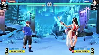 KOF XV - Team Orochi vs Team Super Heroine (Hardest AI)